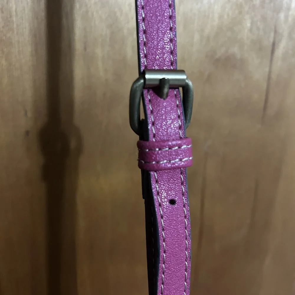 St. Johns Bay‎ Pink Faux Leather Crossbody Handbag Purse